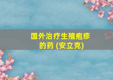 国外治疗生殖疱疹的药 (安立克)